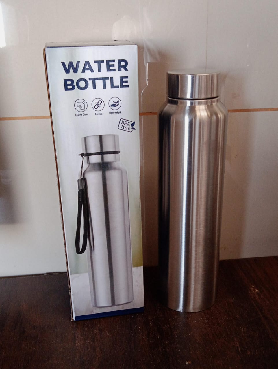 Stainless Steel Vacuum-Insulated Drink Water Bottle (1000 ML) Stainless Steel Vacuum-Insulated Drink Water Bottle (1000 ML)